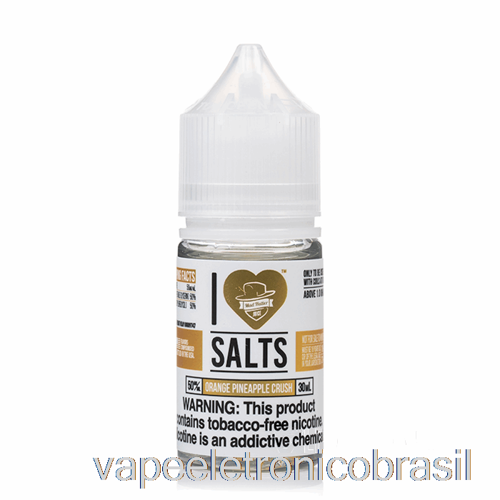 Vape Eletronico Laranja Abacaxi Crush - Adoro Sais - 30ml 25mg